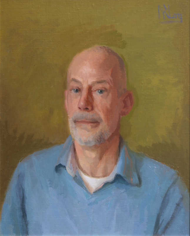 Norman Long Portraits , Oil Portraits, BP Portrait Award, Royal Society of Portrait Painters | Norman Long Artist - JohnWalters16x20W2