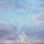 Expansive Sky and Spire, 12x12ins, SOLD
