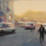 Picadilly Rush, 12x5ins, SOLD