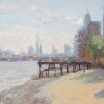 Study of the City from Southbank 18x12 ins £795