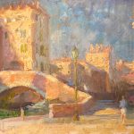 Morning Light, San Giovanni ePaolo, 12x10ins SOLD