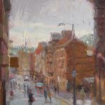 Doon The Quayside 12x16ins SOLD