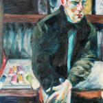 Self Portrait With Paint Tubes 18x25ins £675