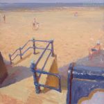 Steps To The Beach StAnnes 16x16ins £750