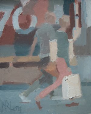Shoppers in Half Light