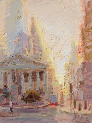 Sunrise at the Royal Exchange