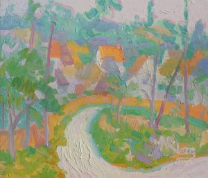 Curve in the Road (after Cezanne)